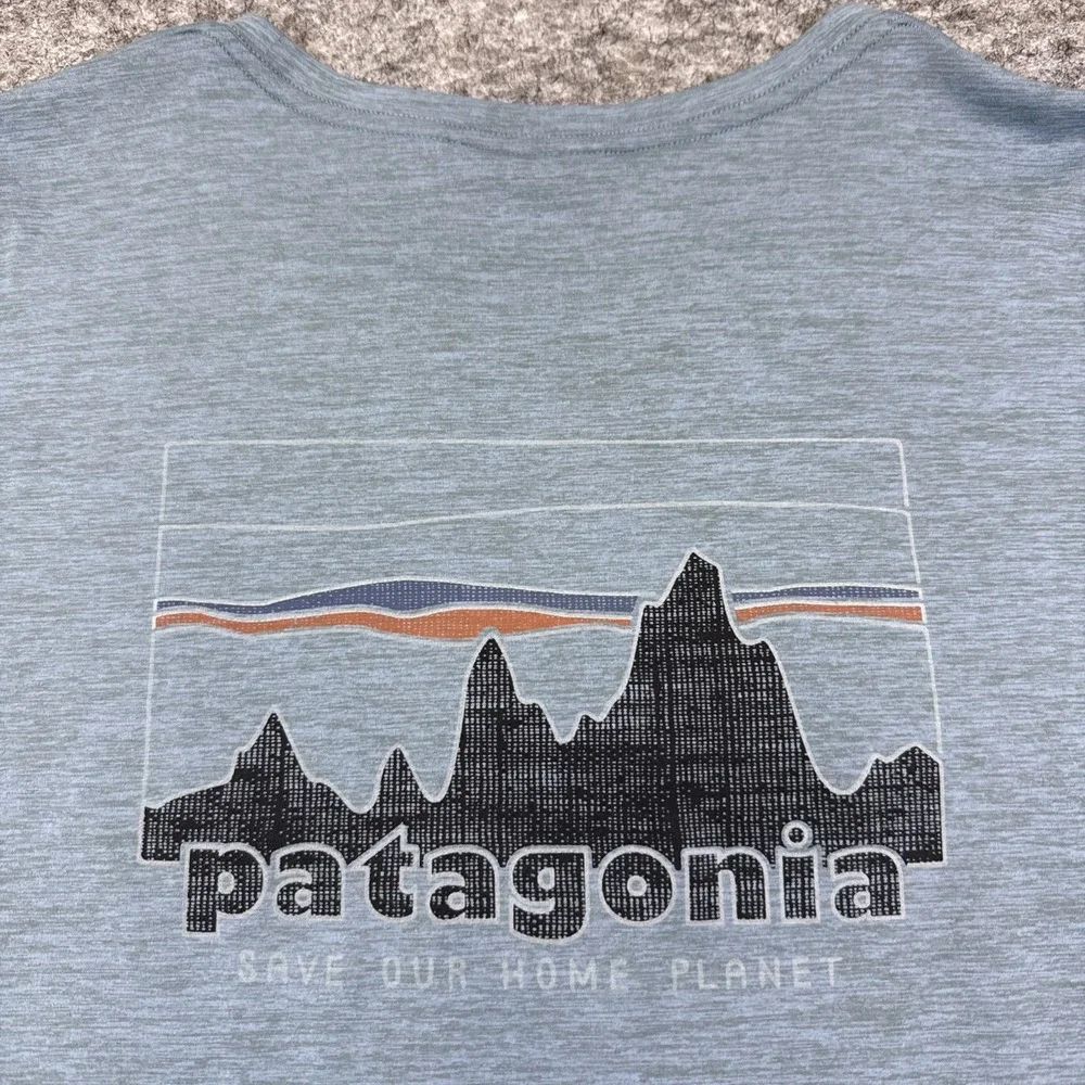 Patagonia capilene cool daily shirt women's XL blue active performance hike camp - Picture 5 of 10